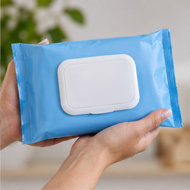 The product in the customer's hands
